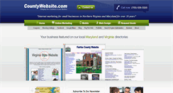 Desktop Screenshot of countywebsitedesign.com