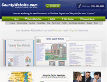 Tablet Screenshot of countywebsitedesign.com